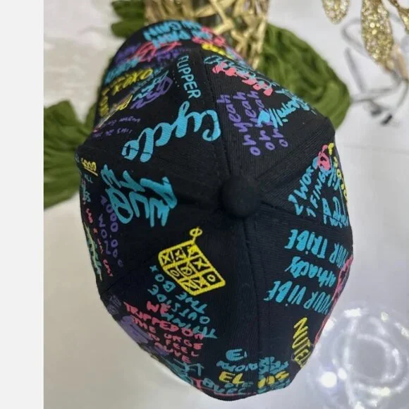 Graffiti Hiphop Hipster Baseball Cap, Cool Baseball Cap - Picture 3 of 6